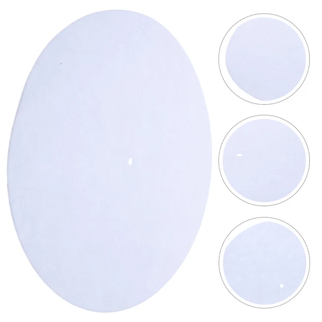 Tapis De Platine En Acrylique, Tapis De Plateau De Disque Transparent Pour Tourne-disque Vintage De 12 Pouces, Réduit L'électricité Statique, Réduit Le Bruit Et Les Sons De (bleu - 5