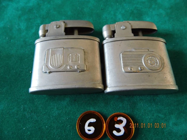 LOT DE DEUX Ancien Briquets Feudor EUR 19,95 - FR