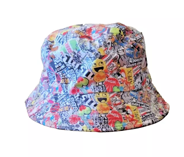 Women Pop Art Reversible Bucket Hat