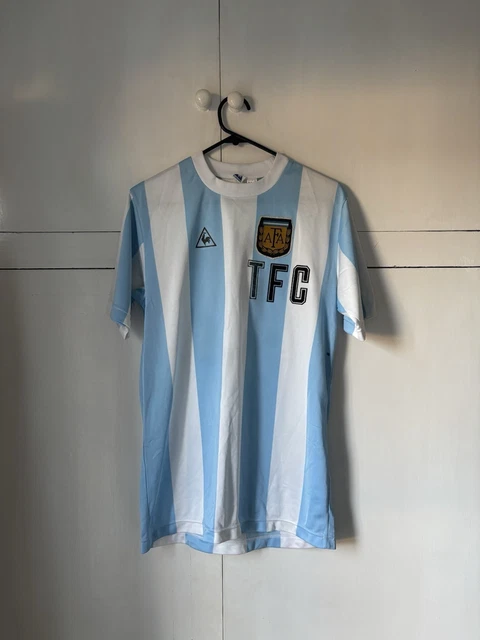 Le Coq Sportif World Cup 1986 Argentina Maradona long sleeve jersey (size M) | UK