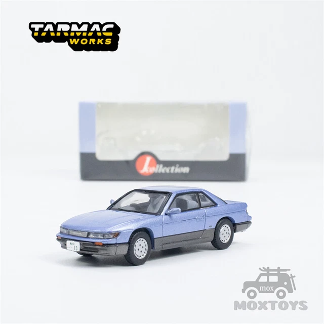 Modellino EY MT 1:64 Nissan Silvia S13 180SX &ndash; Bianco Perla, Rocket Bunny, Micro Turbo
