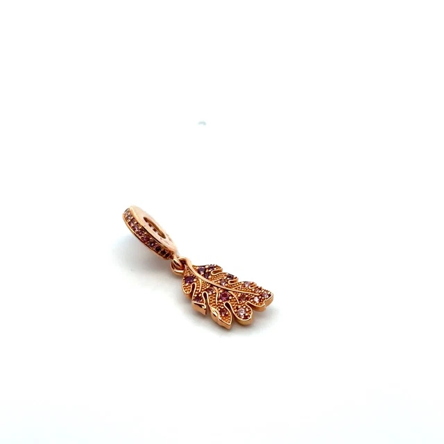 Pandora Oak Leaf Dangle Charm 789552C01 100% Authentic BNWOT