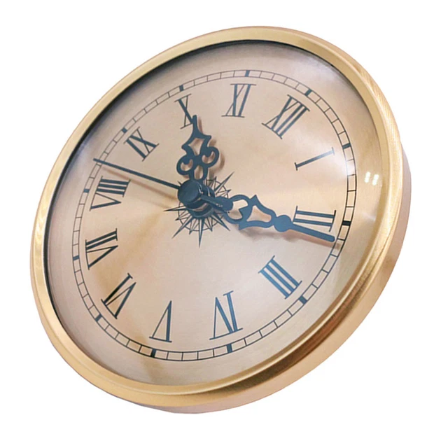 Horloge De Table Rétro Silencieuse – Design Vintage Avec Couvercle Transparent, 11 X 17 Cm, Sur Pile AA