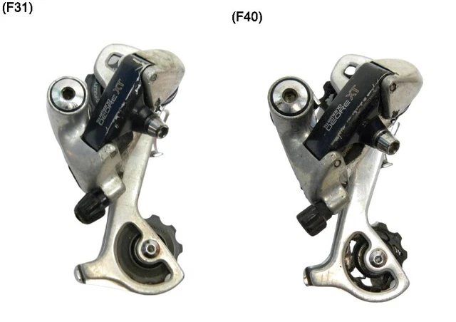Dérailleur Arrière Shimano XT RD-M735 Short Cage 7V - MTB Vintage D'Occasion