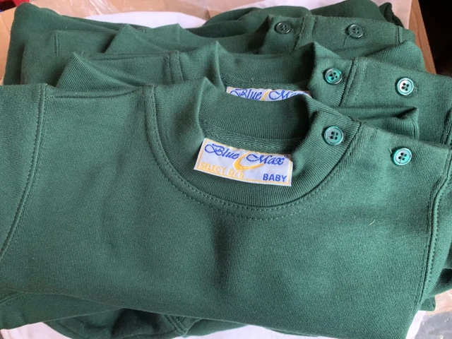 10 x Brand New Baby size Bottle Green Sweatshirts