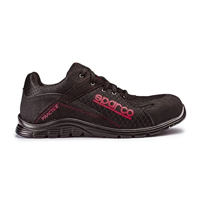 (TG. 42 EU) Sparco S0751742NRNR Scarpa Antinfortunistica da Lavoro, Nero, 42 EU
