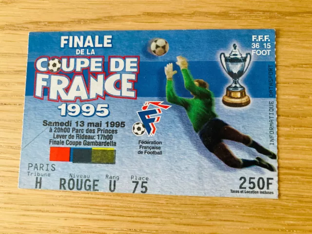 PSG VS REAL MADRID - quart de finale COUPE EUROPE 1994 Parc des