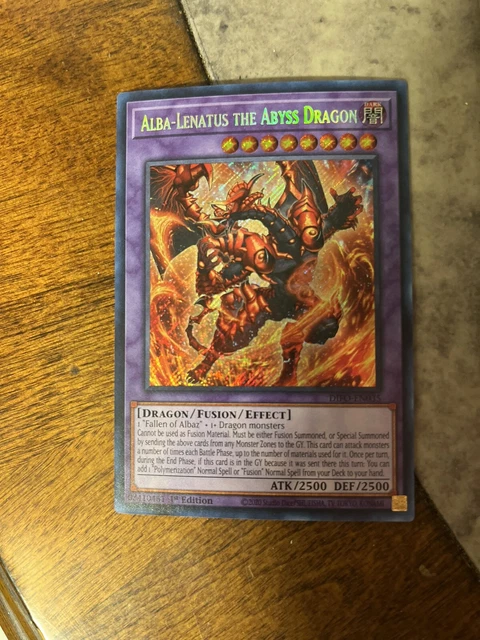 Yu-Gi-Oh! TCG Alba-Lenatus the Abyss Dragon Dimension Force DIFO-EN035 1st...