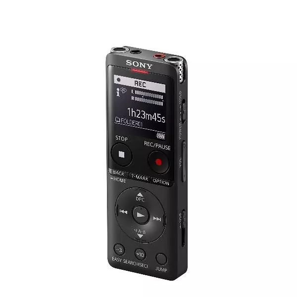 Sony ICD-UX570 Registratore Vocale Stereo Display OLed Riduzione Rumori Sottofon