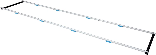 12Ft Straight Aluminum Camera Dolly Track. Center Distance -28”. Diameter-32Mm.