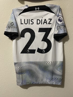 LUIS DIAZ 2022/2023 Away Jersey 11 Liverpool FC CHAMPIONS LEAGUE 22/23 Patch EUR 65,28 - PicClick IT