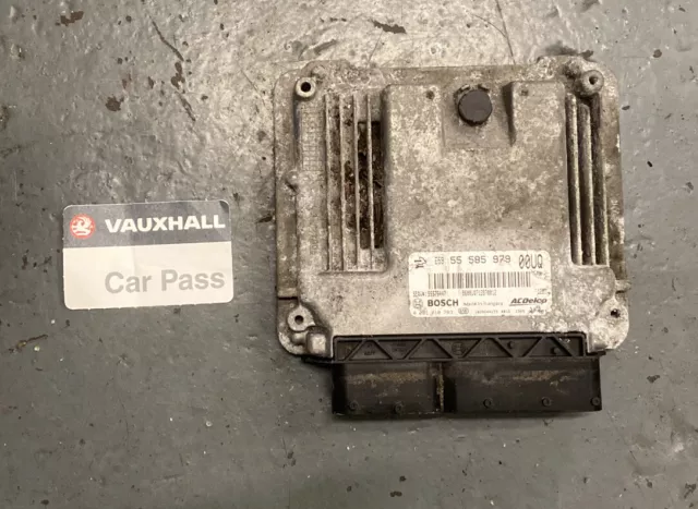 Vauxhall Corsa D A13Dte Ecu With Car Pass 55585979 00Uq