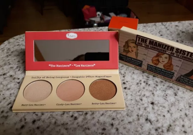 AUTÉNTICO theBalmThe Manizer Sisters TAMBIÉN CONOCIDO COMO ""The Luminizers"" NUEVO EN CAJA Y SIN USAR