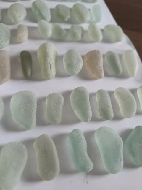 105 Long Craft Pastel 1.5-3cm Pieces English Sea glass North East Coast Seaham 3