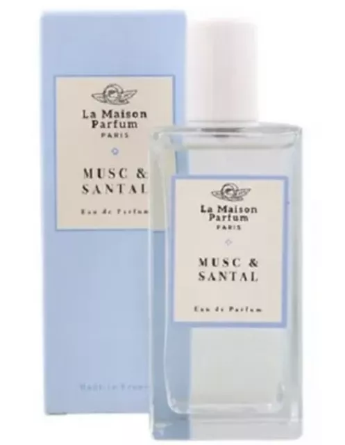 Eau de Parfum Musc Santal La maison du parfum Paris 100 ml