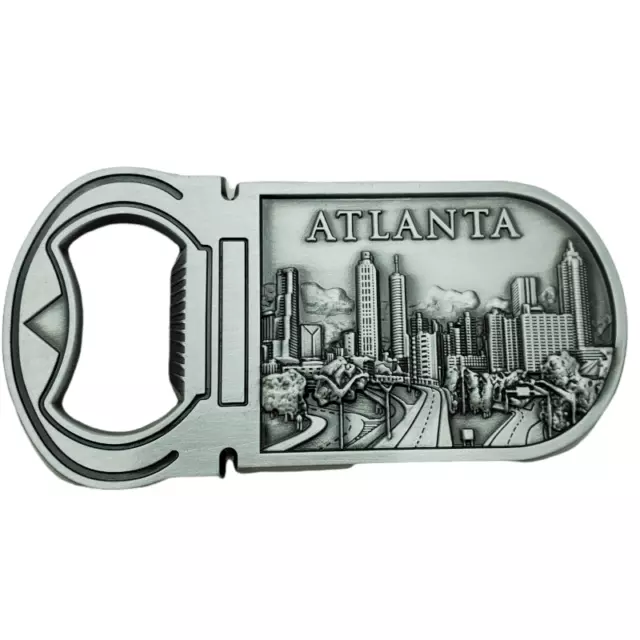 Atlanta Fridge Refrigerator Magnet Souvenir Bottle Opener Travel Tourist Georgia