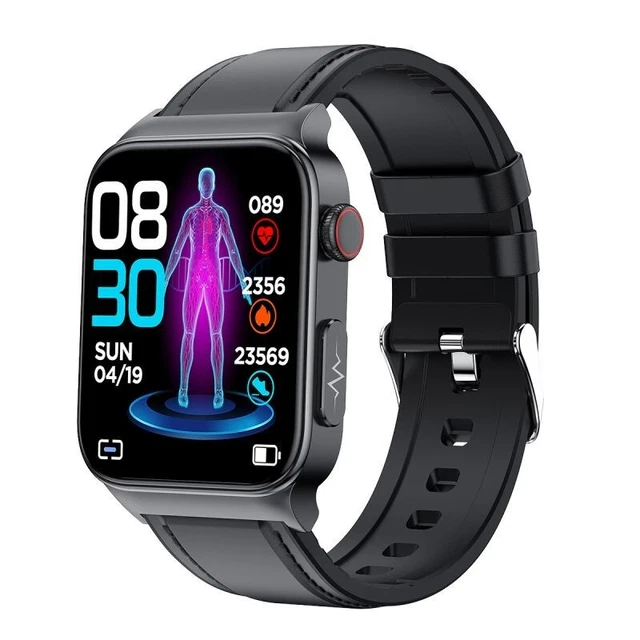 SMART WATCH NITEBEAM E500 ECG PPG HRV Temperatura frequenza cardiaca