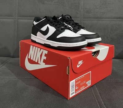 NIKE DUNK LOW Retro White Black Panda (2021) CW1590-100 Size 4Y/5.5W GS $200.00 - PicClick