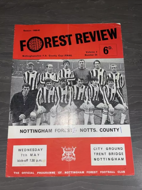 Nottingham Forest v Notts County (County Cup Final) 1969