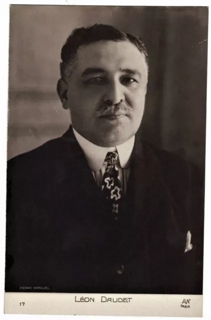 Carte Postale Ancienne Autographe De Leon Daudet