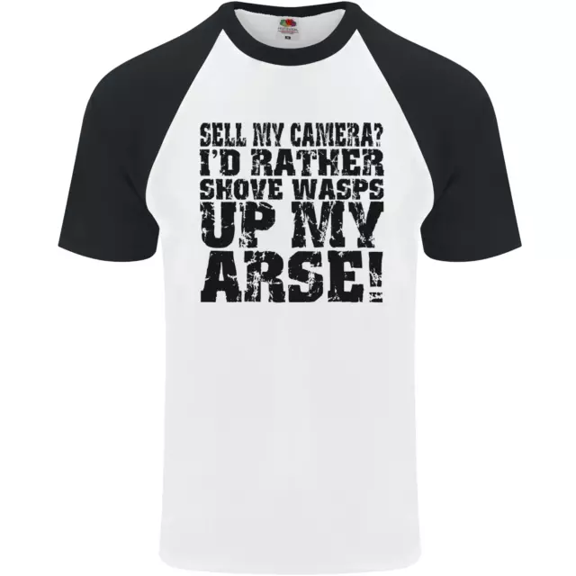 Sell My Camera? Photographer Photography Mens S/S Baseball T-Shirt