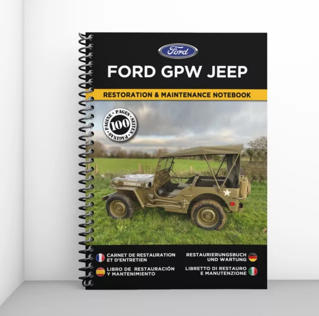 Ford GPW Jeep : Carnet de Restauration et d'Entretien - Port Offert