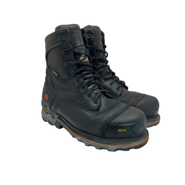 Timberland PRO Men's 8" Boondock Waterproof Work Boots Black 89645 Size 9.5W