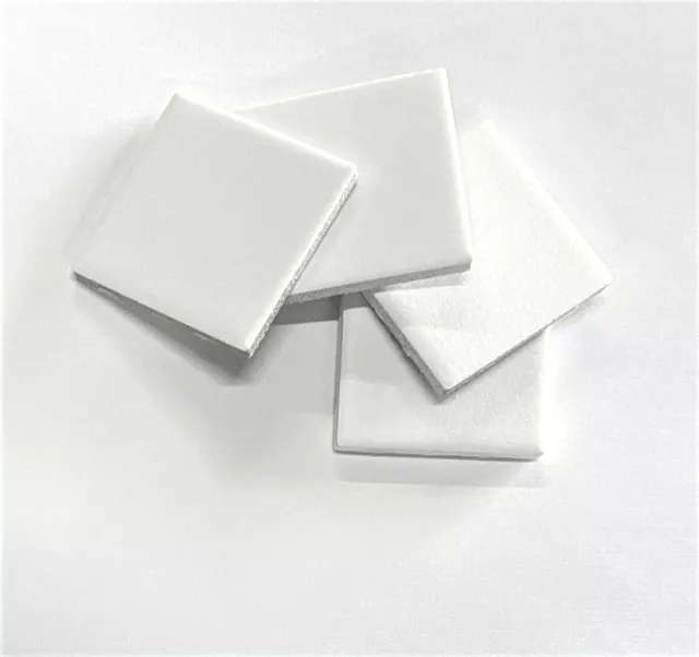 2x2 Essential White Matte Subway Ceramic Tile Kitchen (10 PCS Repair Kit)