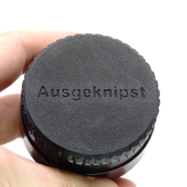 Objektivdeckel für Domiplan 2.8/50 automatic Lens Cap von Ausgeknipst