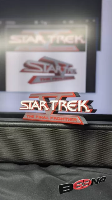 Star Trek 5 The Final Frontier Logo Display Sign