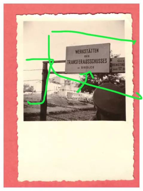 Foto Polen Siedlce --Ghetto Siedlce-- Eingang zu den Werkstätten des Transferaus