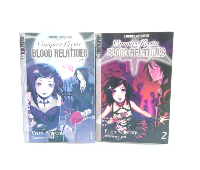 Tokyopop Vampire Kisses Blood Relatives Band 1+2 - 1. Auflage - Manga