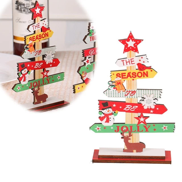 Holz Weihnachts dekoration aus Holz Weihnachts mann Weihnachts-Ornament