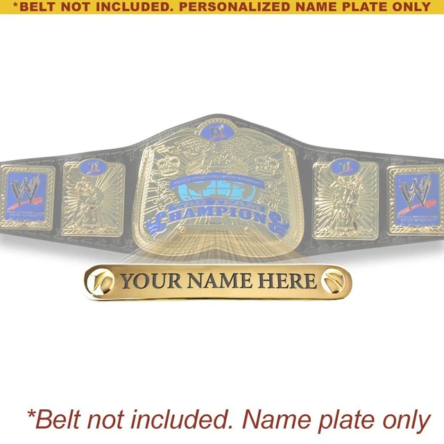 PERSONALIZED NAMEPLATE FOR Adult WWE Smackdown Champion Tag Team Belt