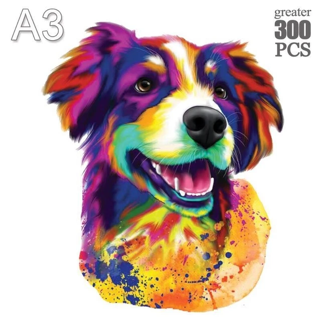 Animal Dog Jigsaw Puzzles Adult Children Christmas Gifts Toys Educational Games