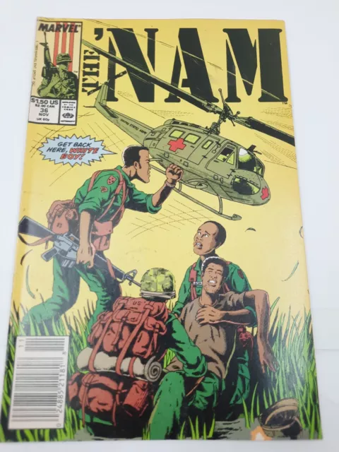 The 'Nam #36. 1989, Marvel Comics. Vietnam War / Military.