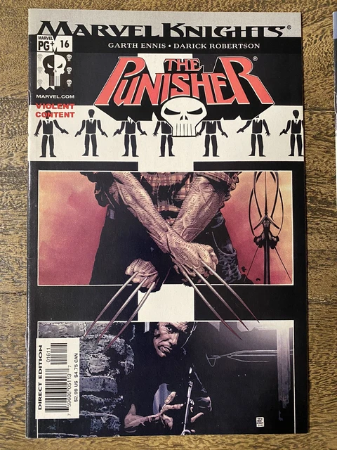 The Punisher 16 17 Vol.  6 Classic Wolverine Battle Marvel Knights Garth Ennis 2
