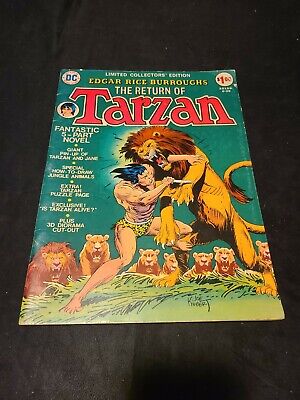 DC Tarzan c-29 VF Limited Collectors Treasury Edition oversized comic