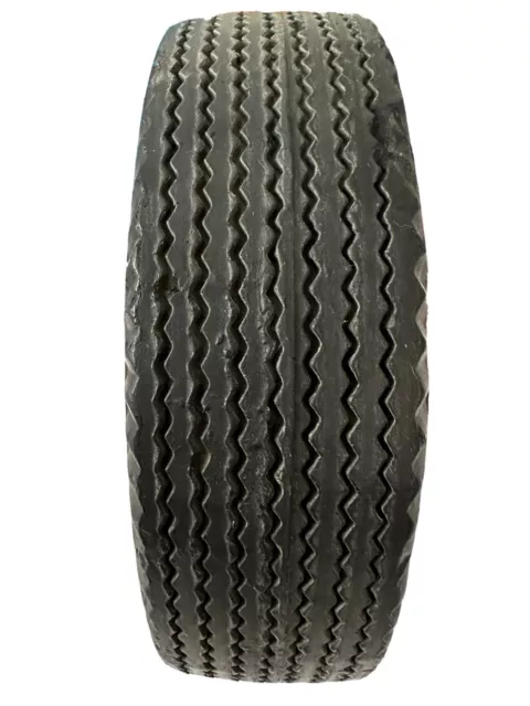 Firestone De Luxe Champion Gum Dipped Black Tire & Clear Glass Ashtray  6” 3