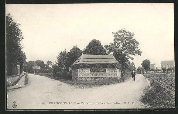 CPA Franconville, Carrefour de la Chaumette