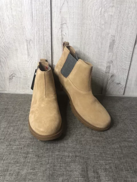 Womens Sorel Tan Light Brown Slip On Bootie Waterproof Boots Size 10.5