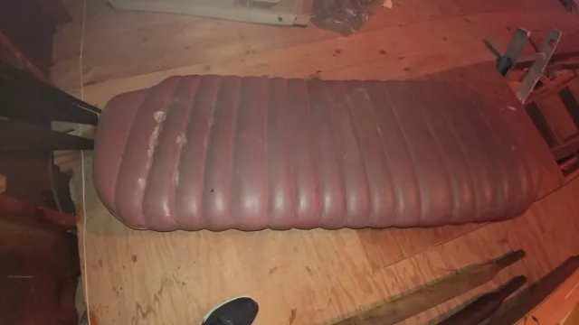 Mercedes Benz W120 Rear Seat Bottom,101209200220,MbTEX,W105 W121,Red,Ponton