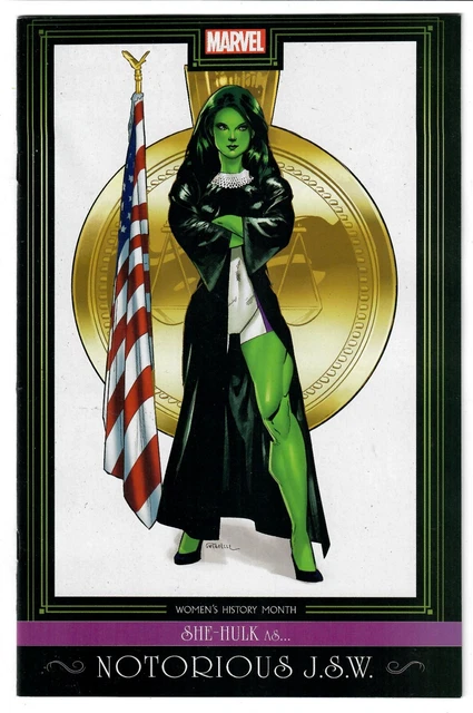 She-Hulk #3 - Bazaldua Womens History Month Variant (2022) Combined P&P Discount
