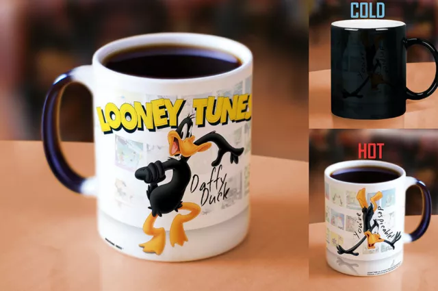 Looney Tunes Daffy Duck Morphing Heat Reveal Coffee Mug 11oz.