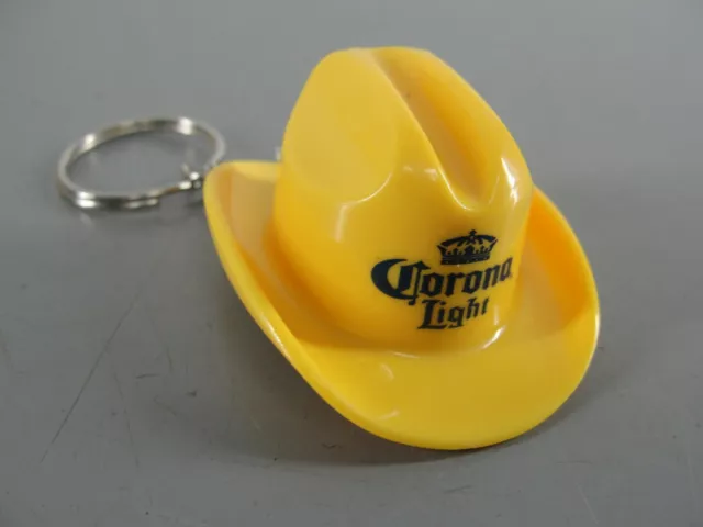 Corona Light Beer Yellow Cowboy Hat 💙  Bottle Opener Keyring Keychain Lot Of 50 3