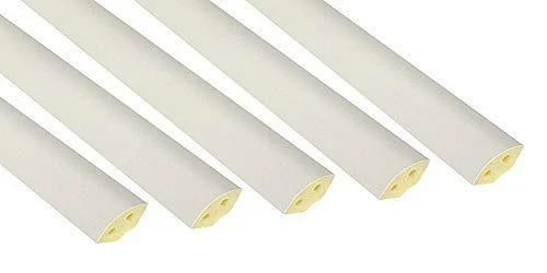 Quadrante bianco 19 mm 1 metro UPVC lunghezza taglio: finitura angolo interno (per in Quadrante bianco 19 mm 1 metro UPVC lunghezza taglio: finitura angolo interno (per in