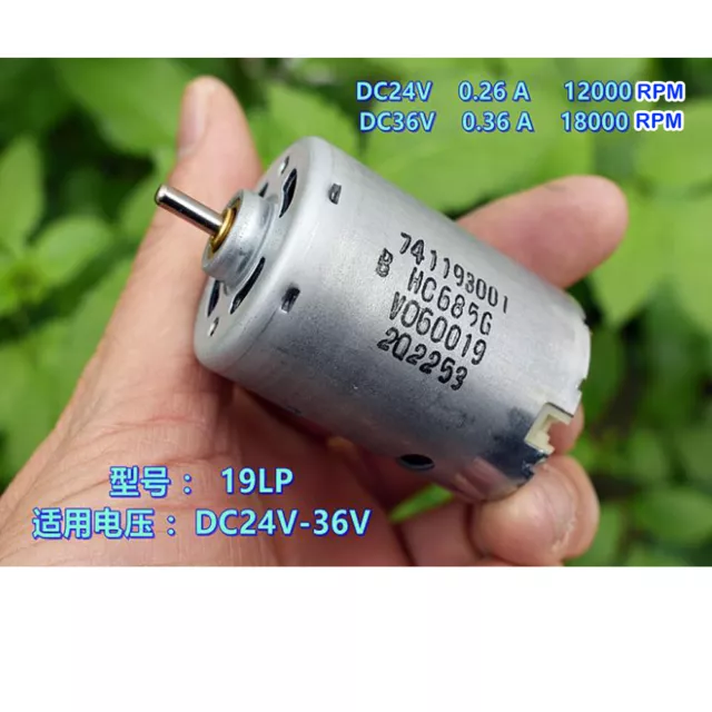 545 Motor Front Ball Bearing DC 12V 18V 36V Vacuum Cleaner Motor Electric Tool