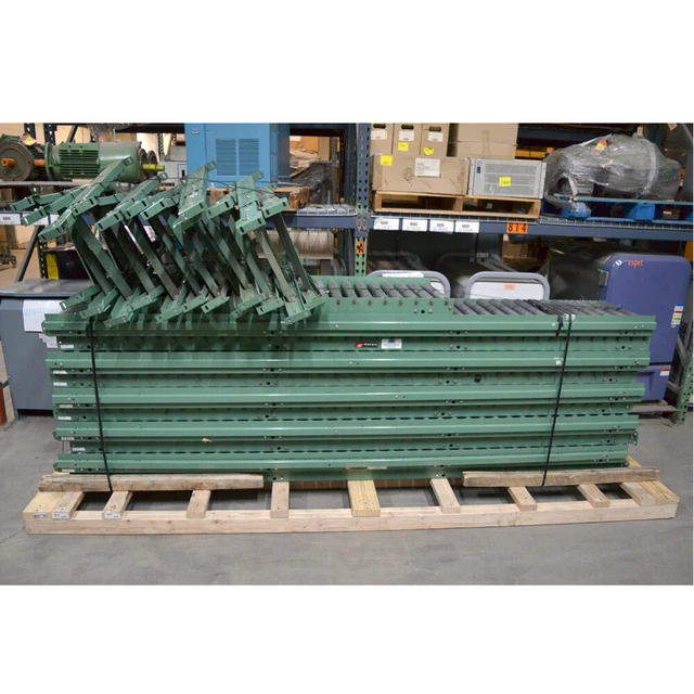 Roach 138P Conveyor 106 ft. 18" Painted Gravity Roller 1-3/8" 18 Gauge 350 lb.