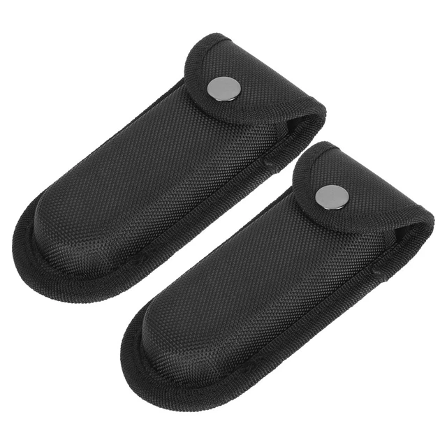 2 piezas Oxford engrosado - trenes de tela bolsa al aire libre etiquetador de objetivos (negro)