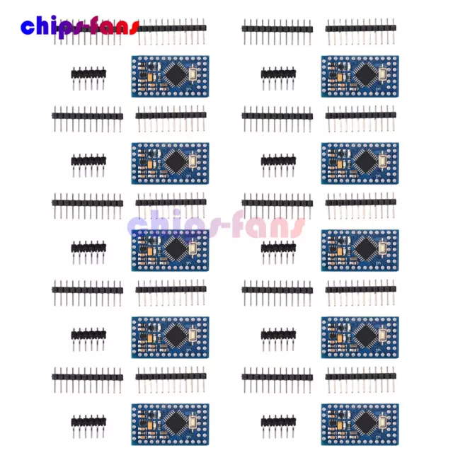 1-10Piece Pro Mini Atmega168PAU 5V 16MHz Core Development Board For Arduino DIY